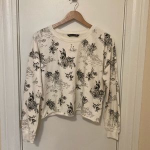 Abercrombie &Fitch Tropical Print Sweatshirt
